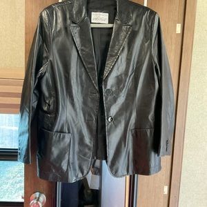 New leather blazer jacket